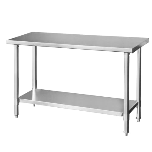 ステンレス 作業台 業務用 調理台 厨房 1200×450×800 板厚1.2mmモデル ステンレステーブル ワークテーブル キッチン KIPROSTAR(キプロスター)